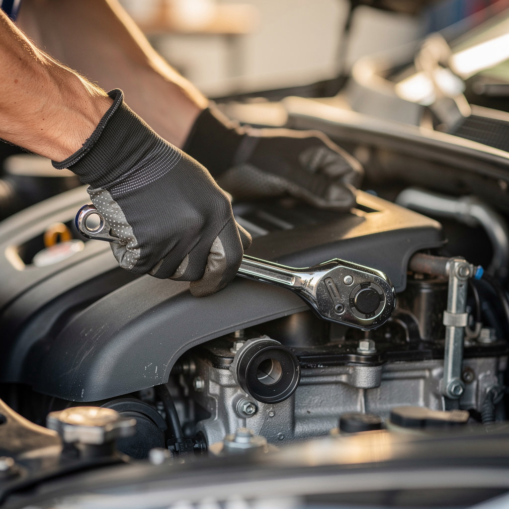 Gilberto Auto Repair mechanics performing expert vehicle maintenance and auto repair services in San Diego